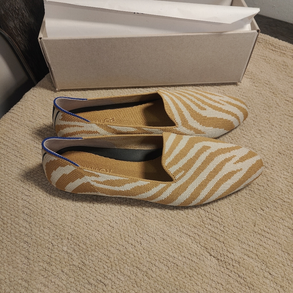 Rothy's BROWN ZEBRA The Almond Loafer - Picture 6 of 7